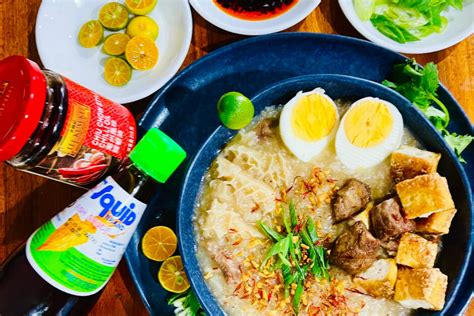 Goto (Filipino Beef Tripe and Rice Congee).